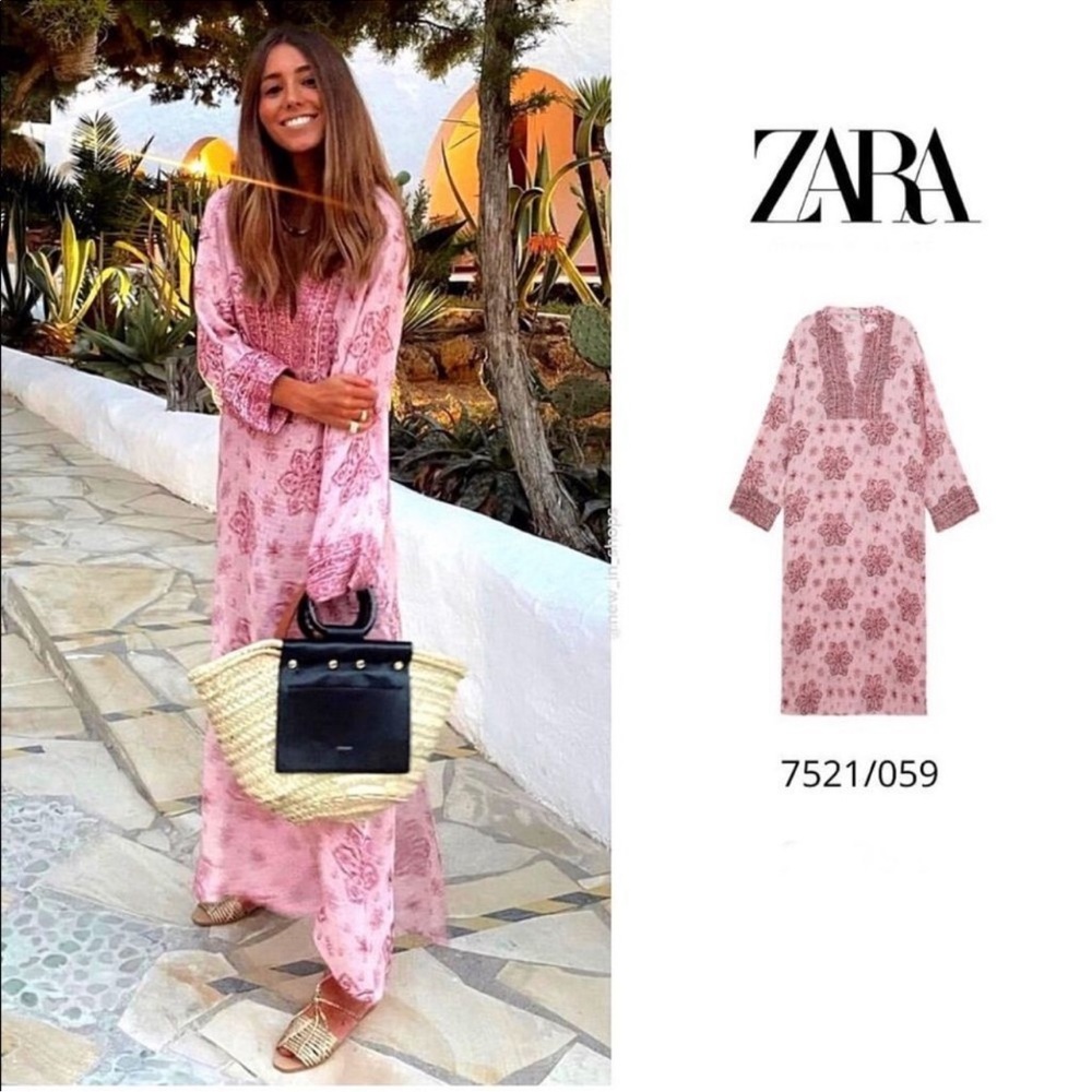 Blogger favorite Zara boho dress